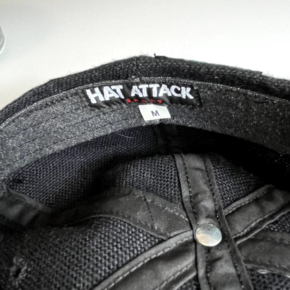 Hat Attack Size M Baseball Cap, Black - image 4